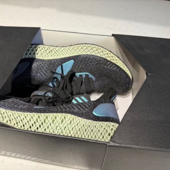 Adidas Alphaedge 4D Core Black-Glory Blue-Collegiate Purple FV106 - Picture 7 of 9